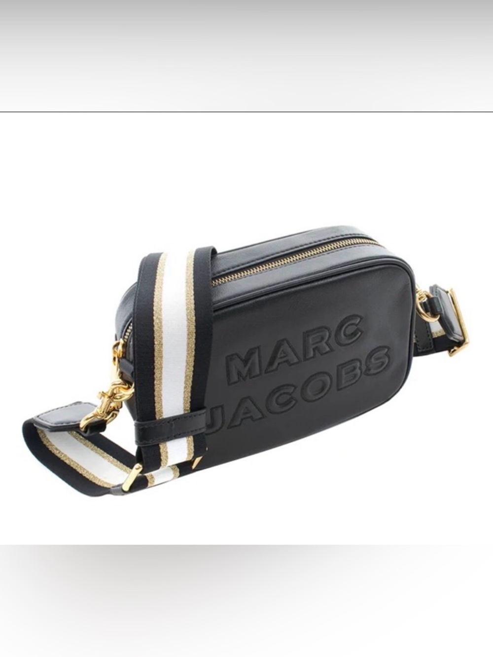 MARC JACOBS Flash Leather Camera Crossbody Bag